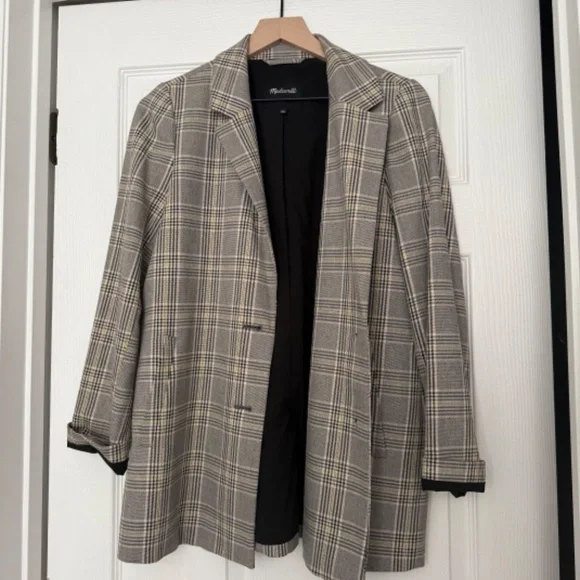 Madewell Dorset Blazer Cosley Plaid Medium - Picture 12 of 12